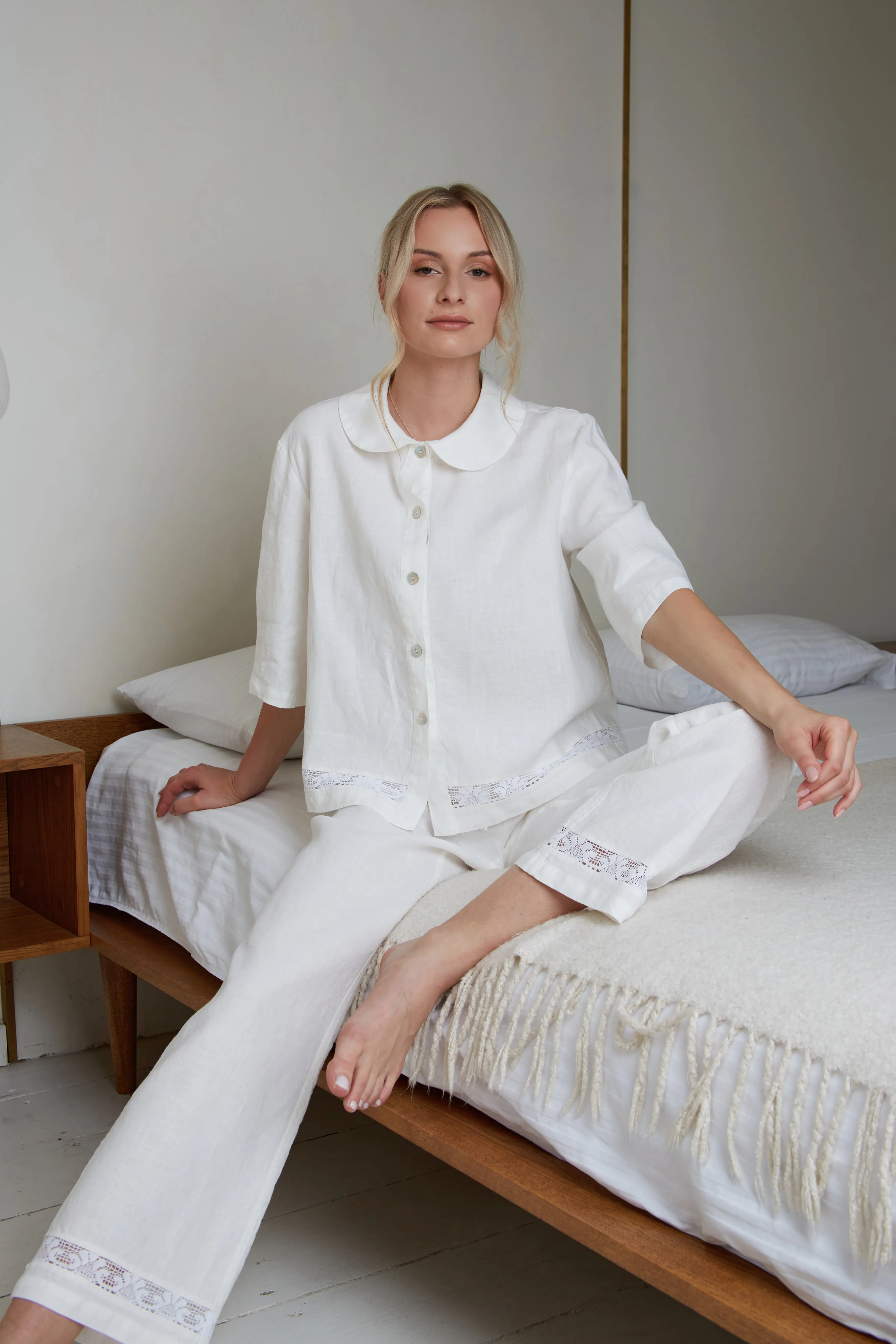 Linen Pajama Set VANESSA For Women