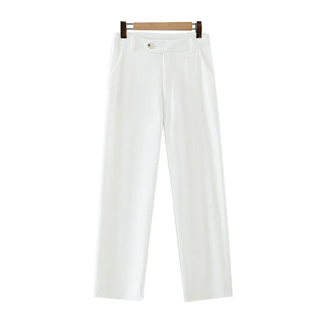 OFFICE SIDE WEAR STRAIGHT TROUSERS
