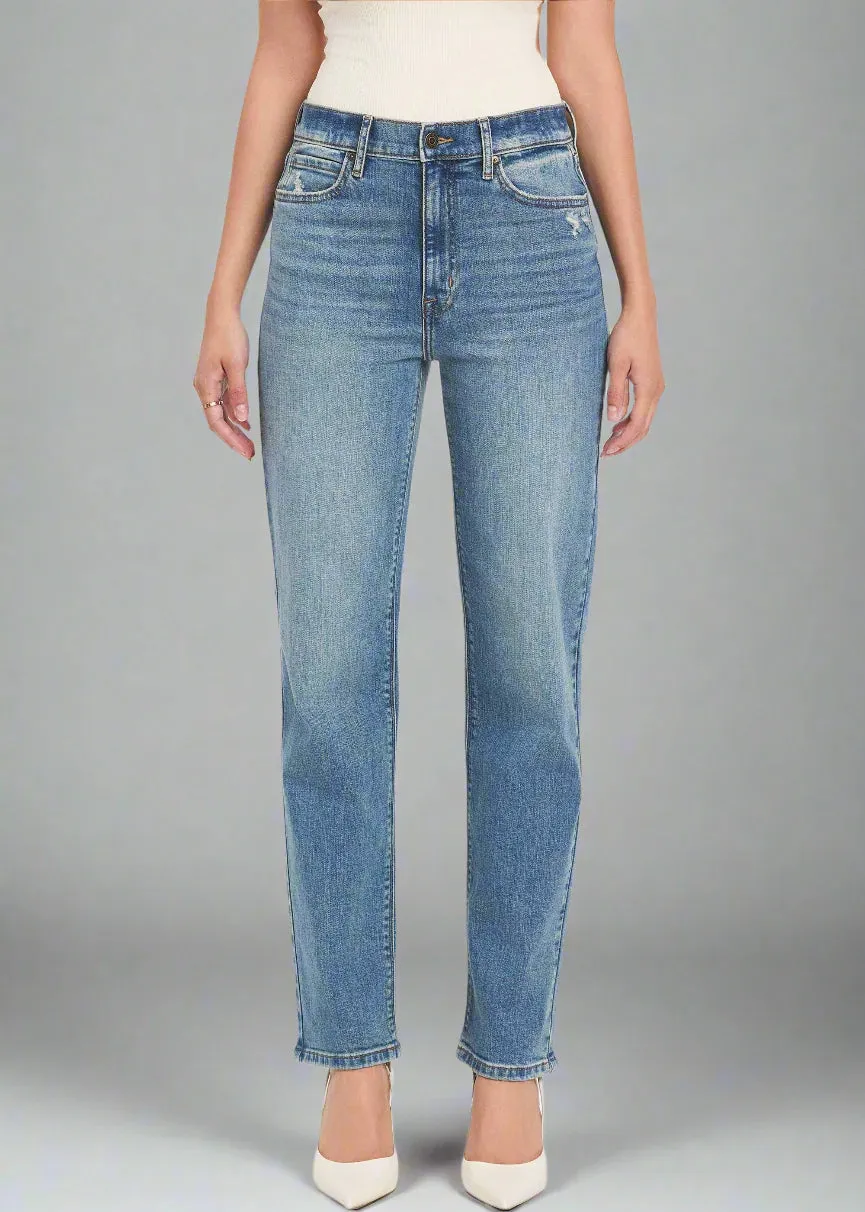 Olsen Super High Rise Classic Straight Leg