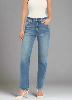 Olsen Super High Rise Classic Straight Leg