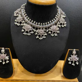 Oxidized Necklace Set 1213-69