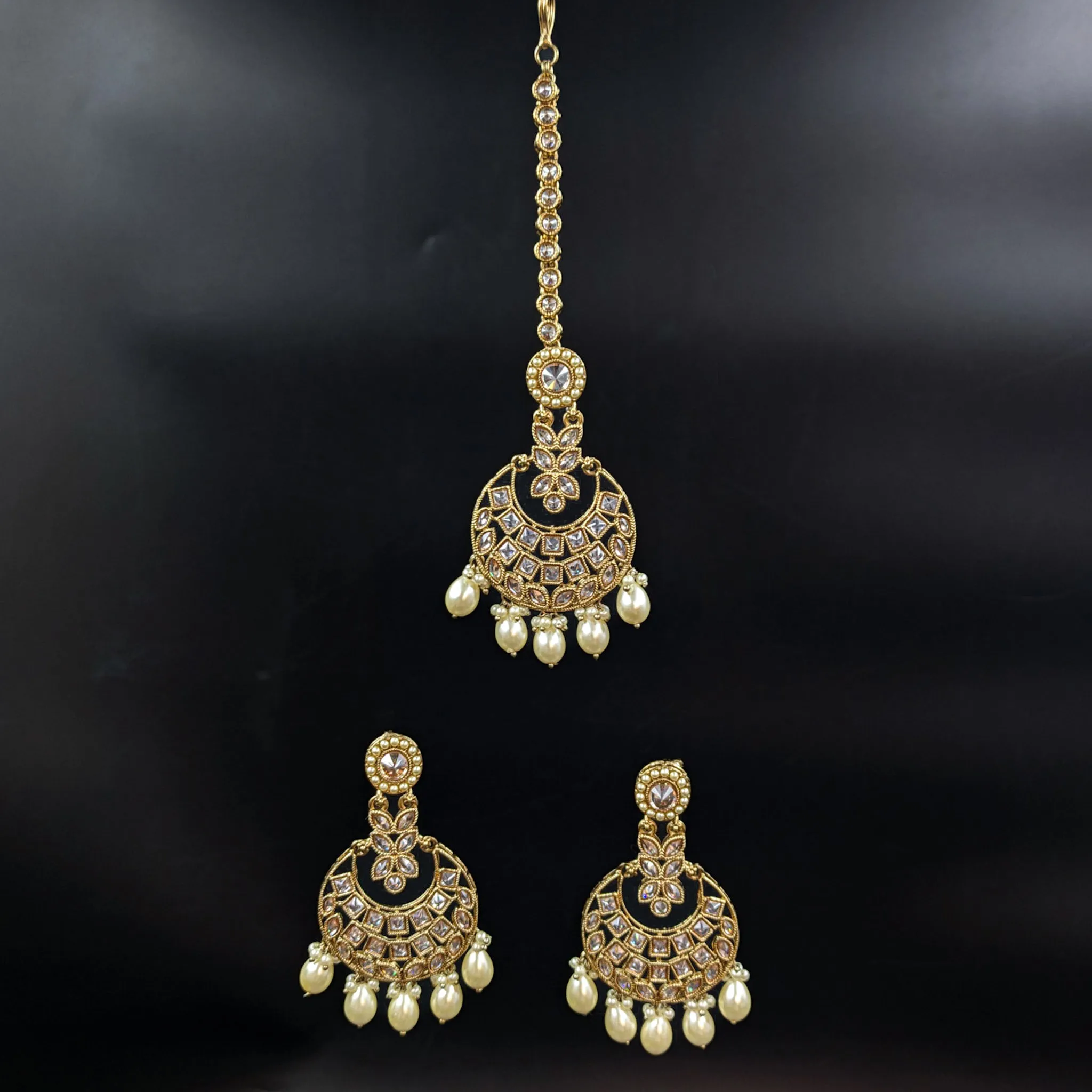 Round Neck Antique Necklace Set 7198-33