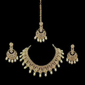 Round Neck Antique Necklace Set 7198-33