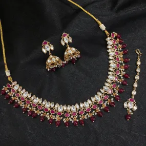 Round Neck Kundan Necklace 4253-68