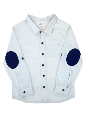 Show Stopper Brushed Twill Shirt with Elbow Patch Detail