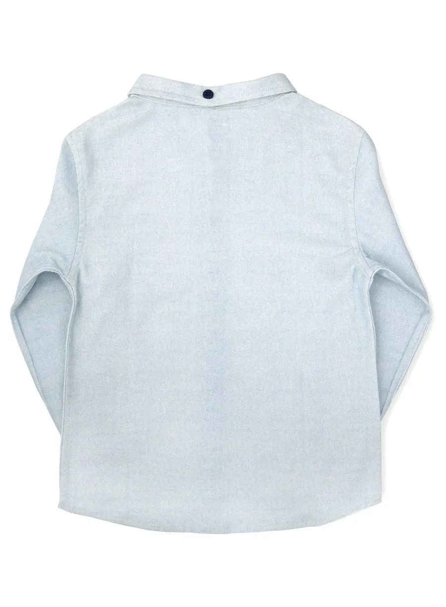Show Stopper Brushed Twill Shirt with Elbow Patch Detail