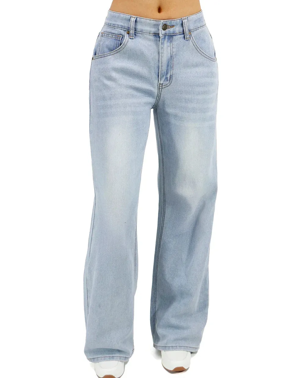 Slouchy Soft Wide Leg Jeans
