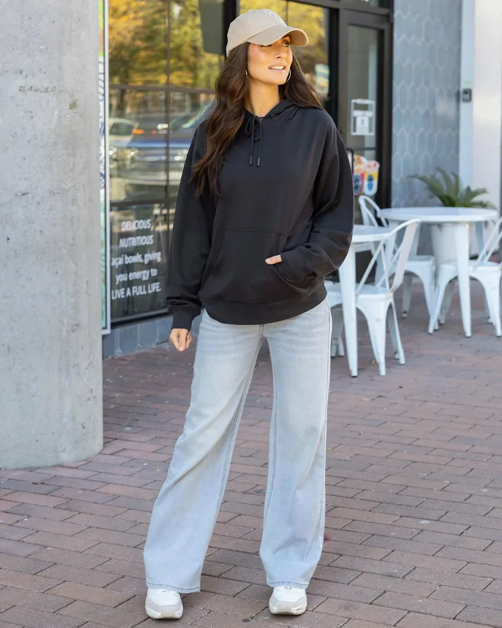 Slouchy Soft Wide Leg Jeans
