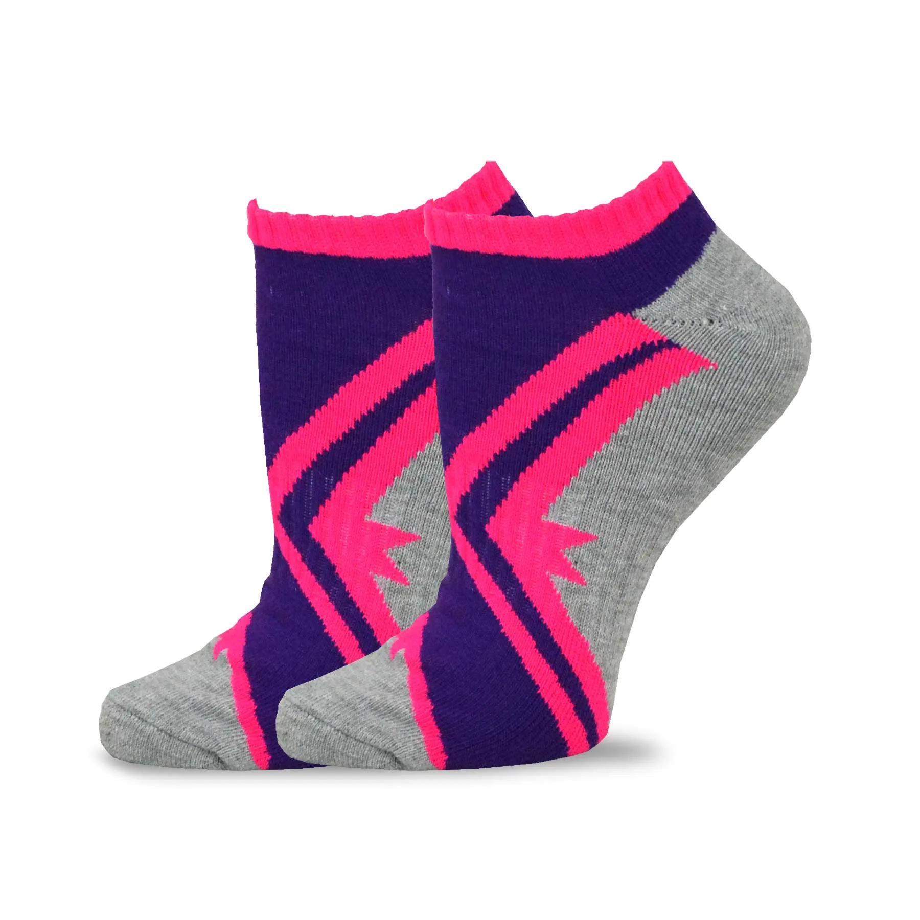 TeeHee Socks Women's Golf Polyester No Show Active 6-Pack (11894)