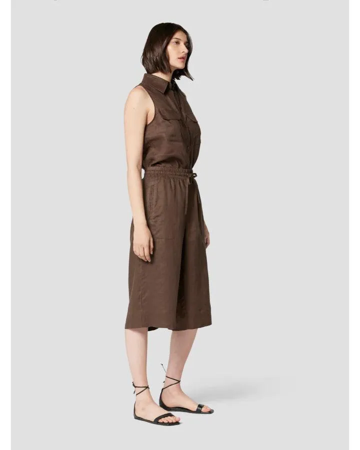 Theo Linen Gaucho Pant