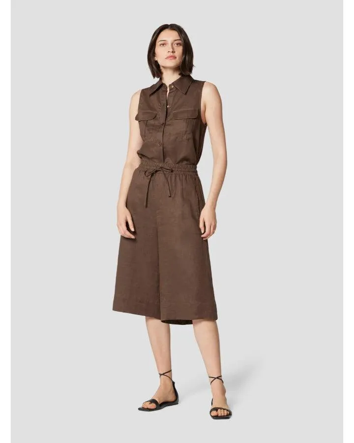 Theo Linen Gaucho Pant