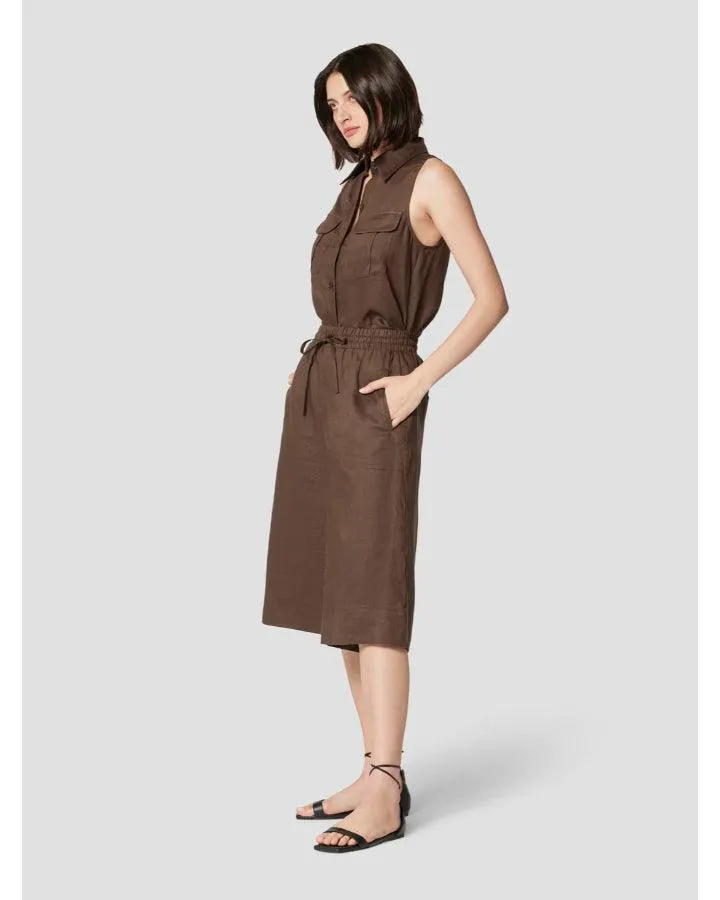 Theo Linen Gaucho Pant
