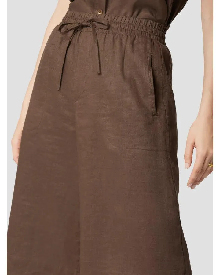 Theo Linen Gaucho Pant