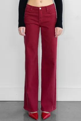 VBRT Color Wide Leg Jeans