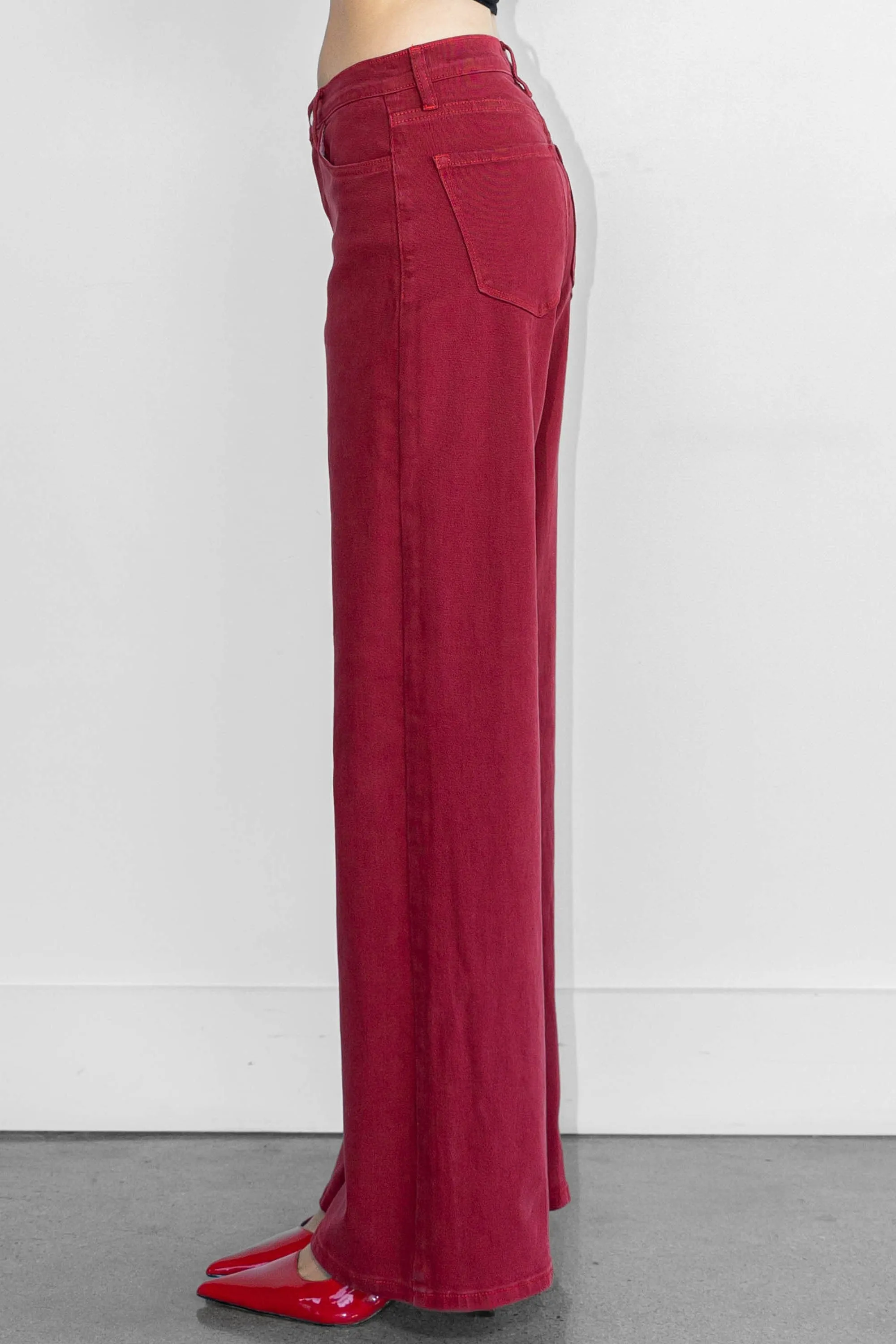 VBRT Color Wide Leg Jeans