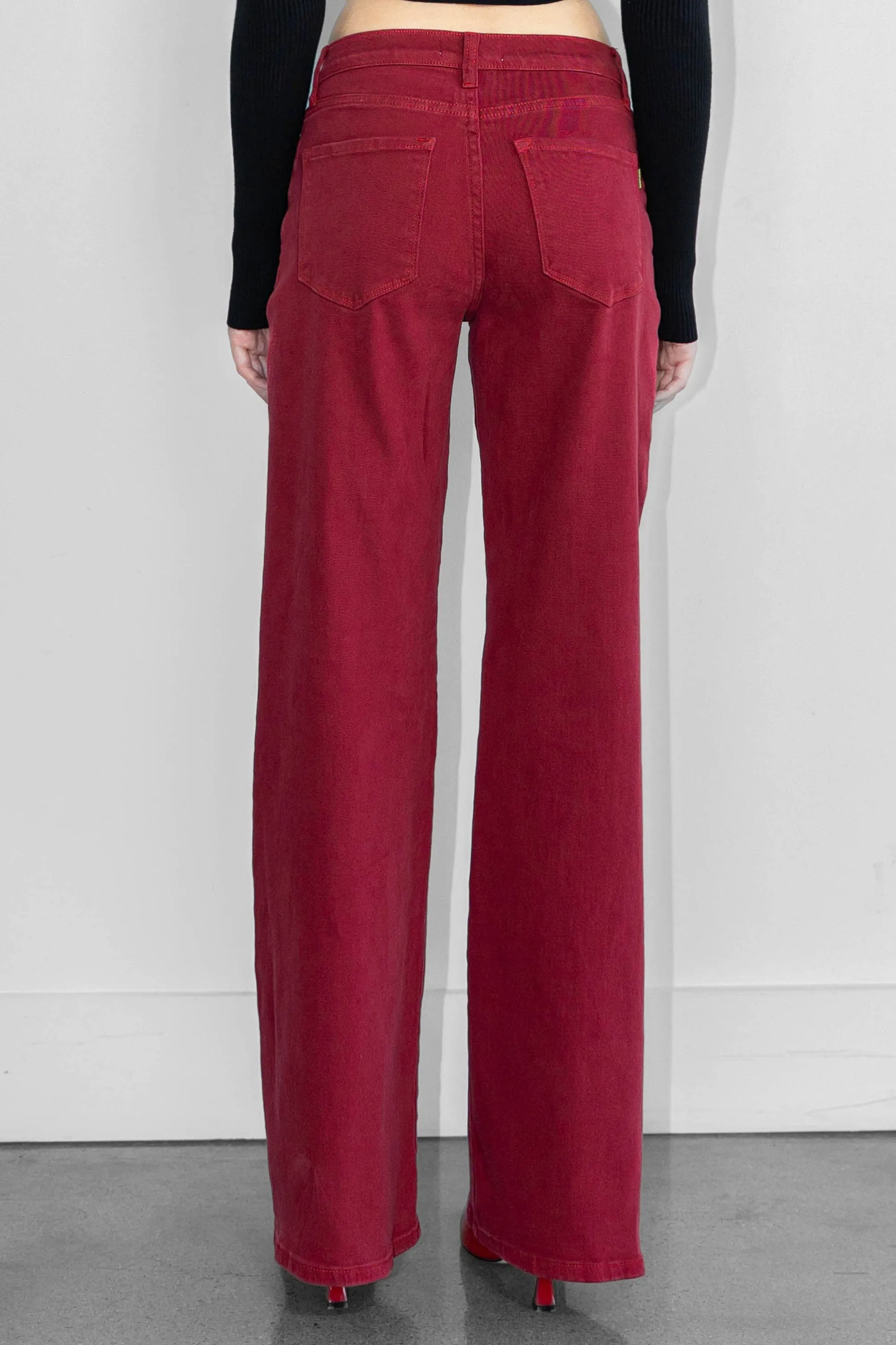 VBRT Color Wide Leg Jeans