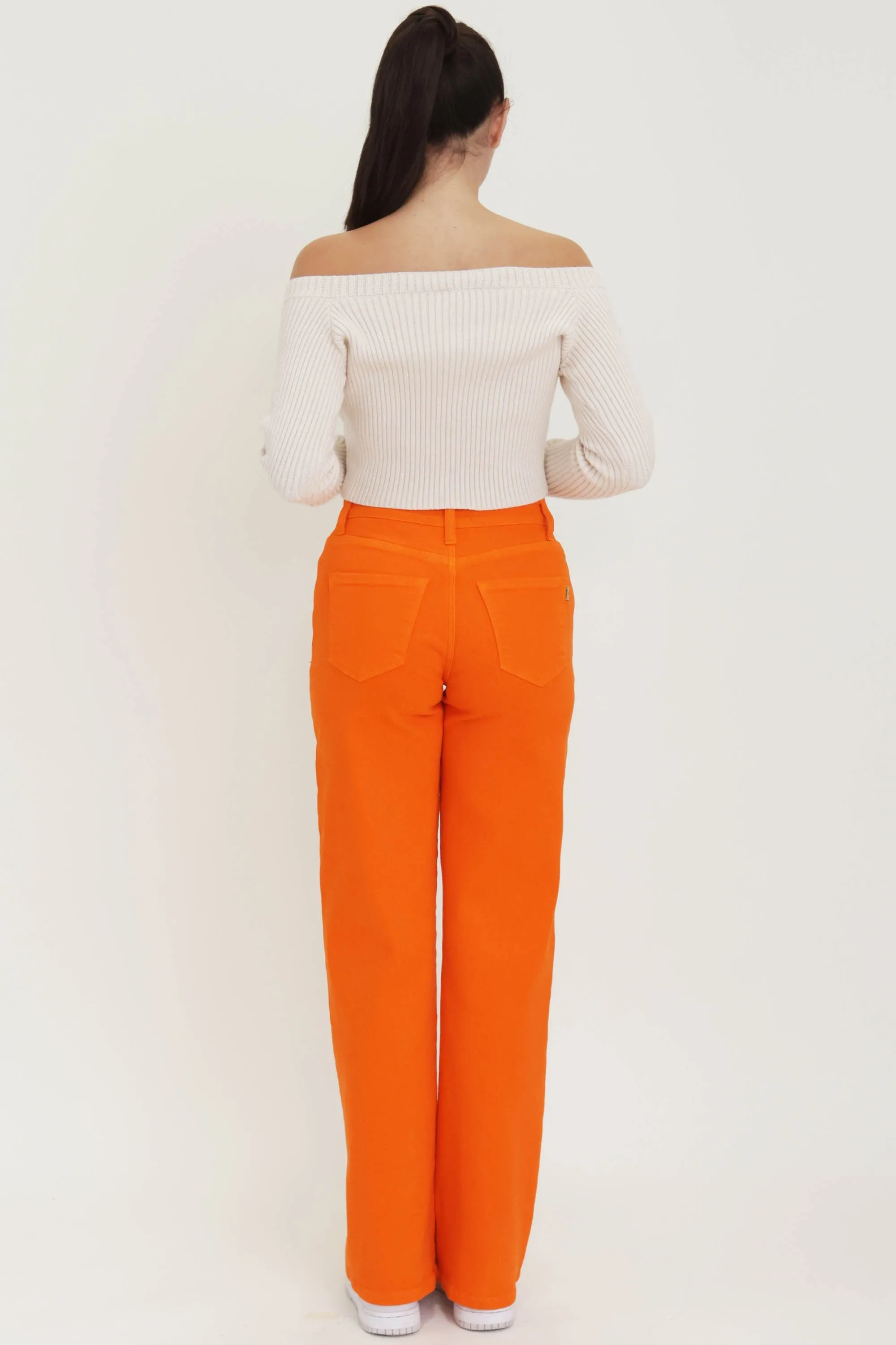 VBRT Color Wide Leg Jeans