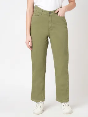 Women High-Rise Loose Straight Fit Jeans