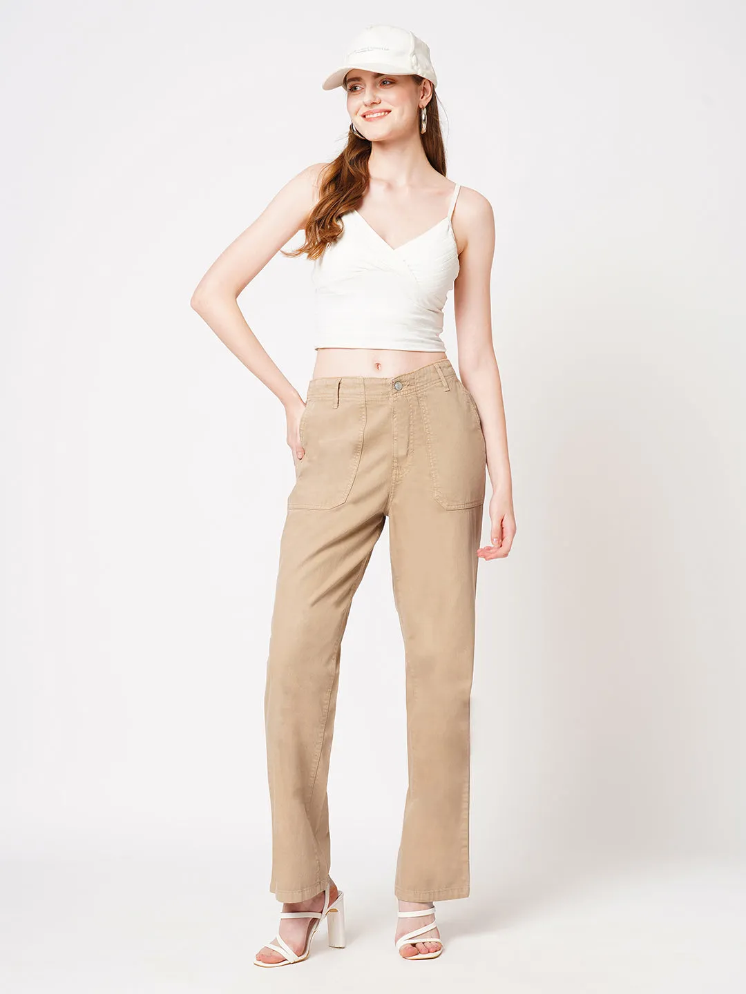 Women High-Rise Wide Leg Jeans