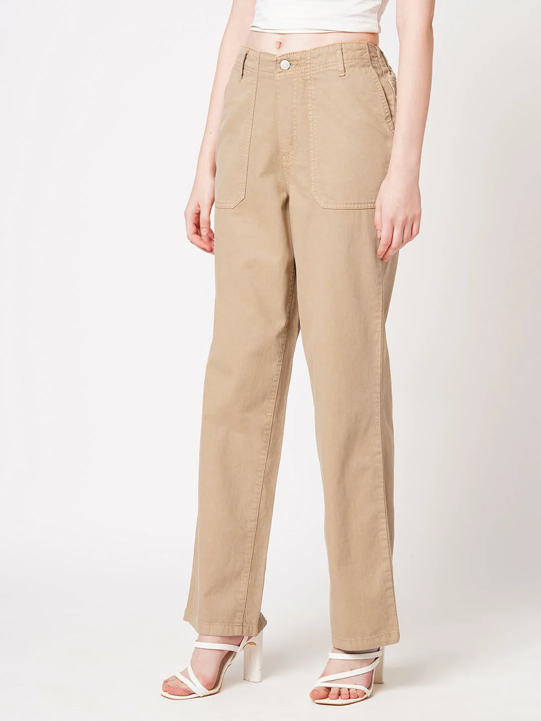 Women High-Rise Wide Leg Jeans