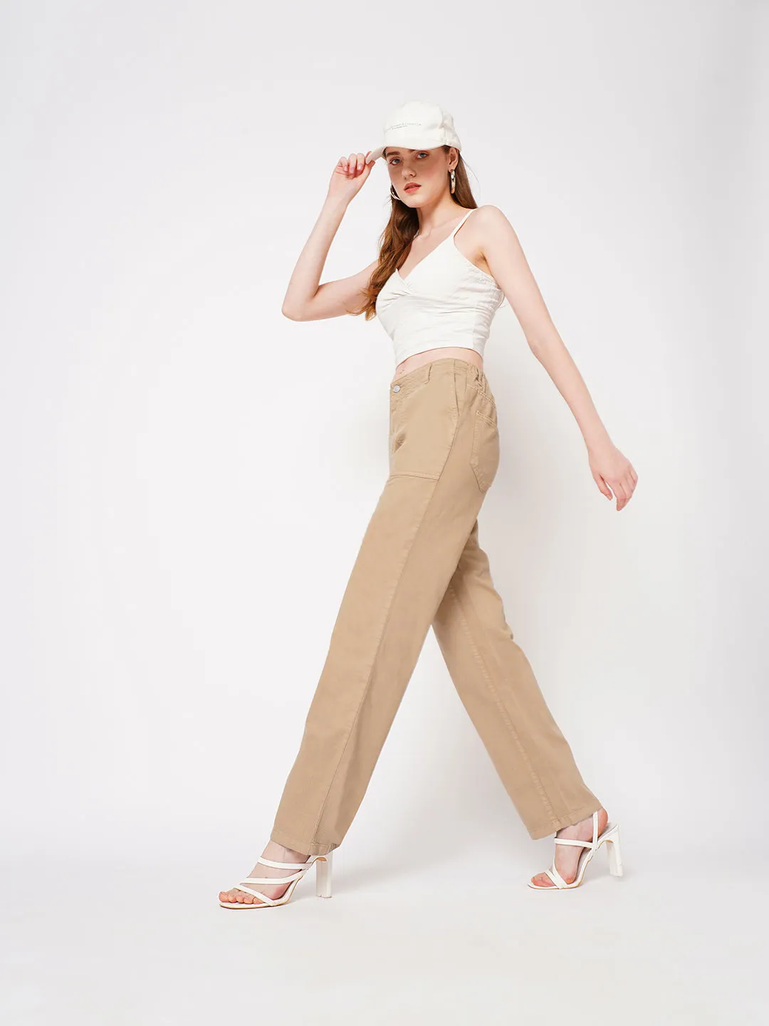 Women High-Rise Wide Leg Jeans