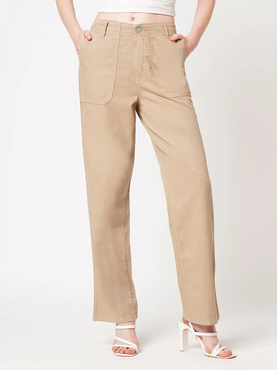 Women High-Rise Wide Leg Jeans