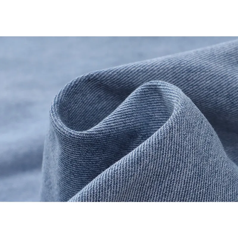 Women Jeans High Waist Trousers Baggy Vintage Straight Denim Pants