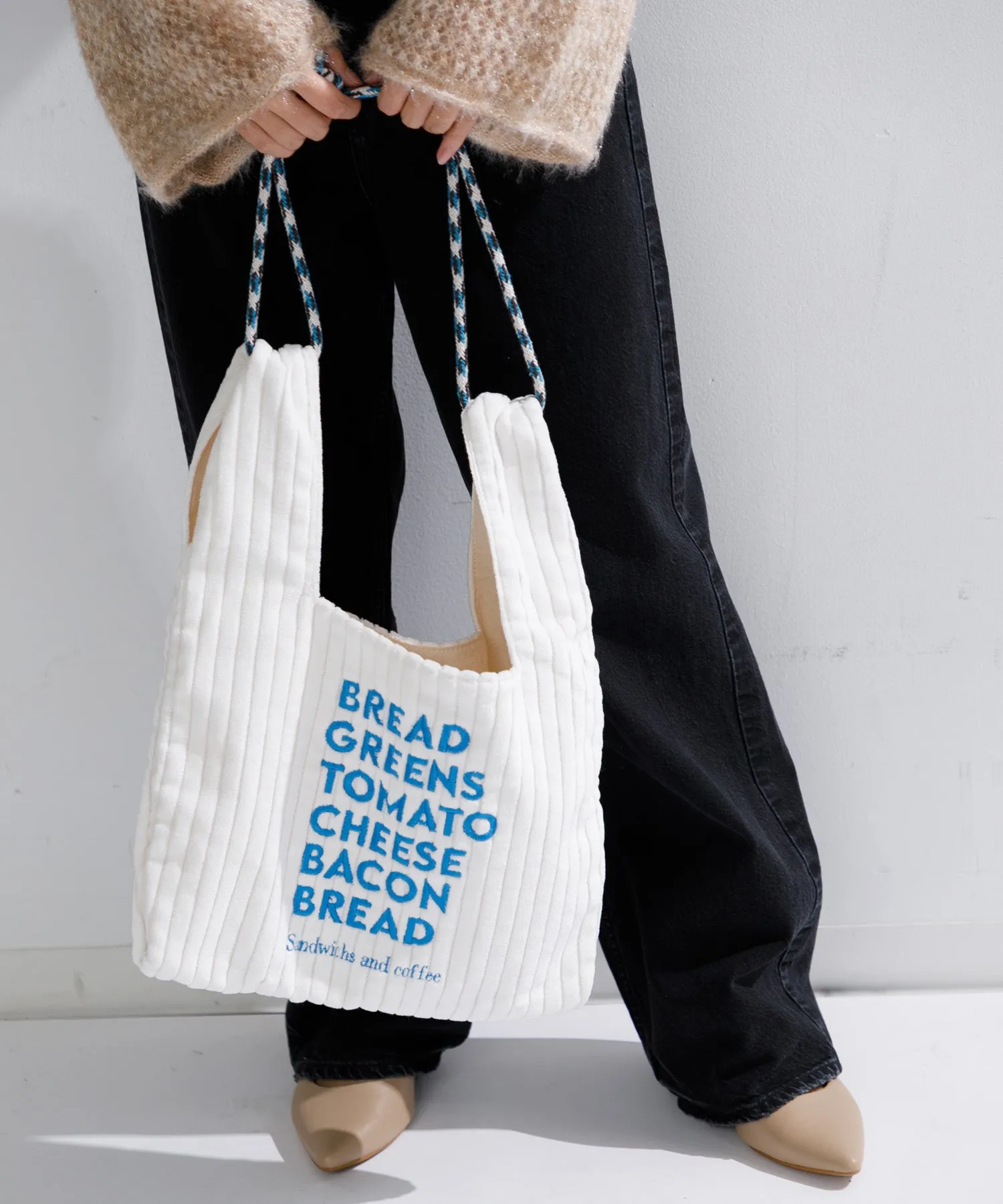 【WOMEN】beej Corduroy bag-Sandwich