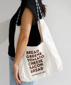 【WOMEN】beej Corduroy bag-Sandwich