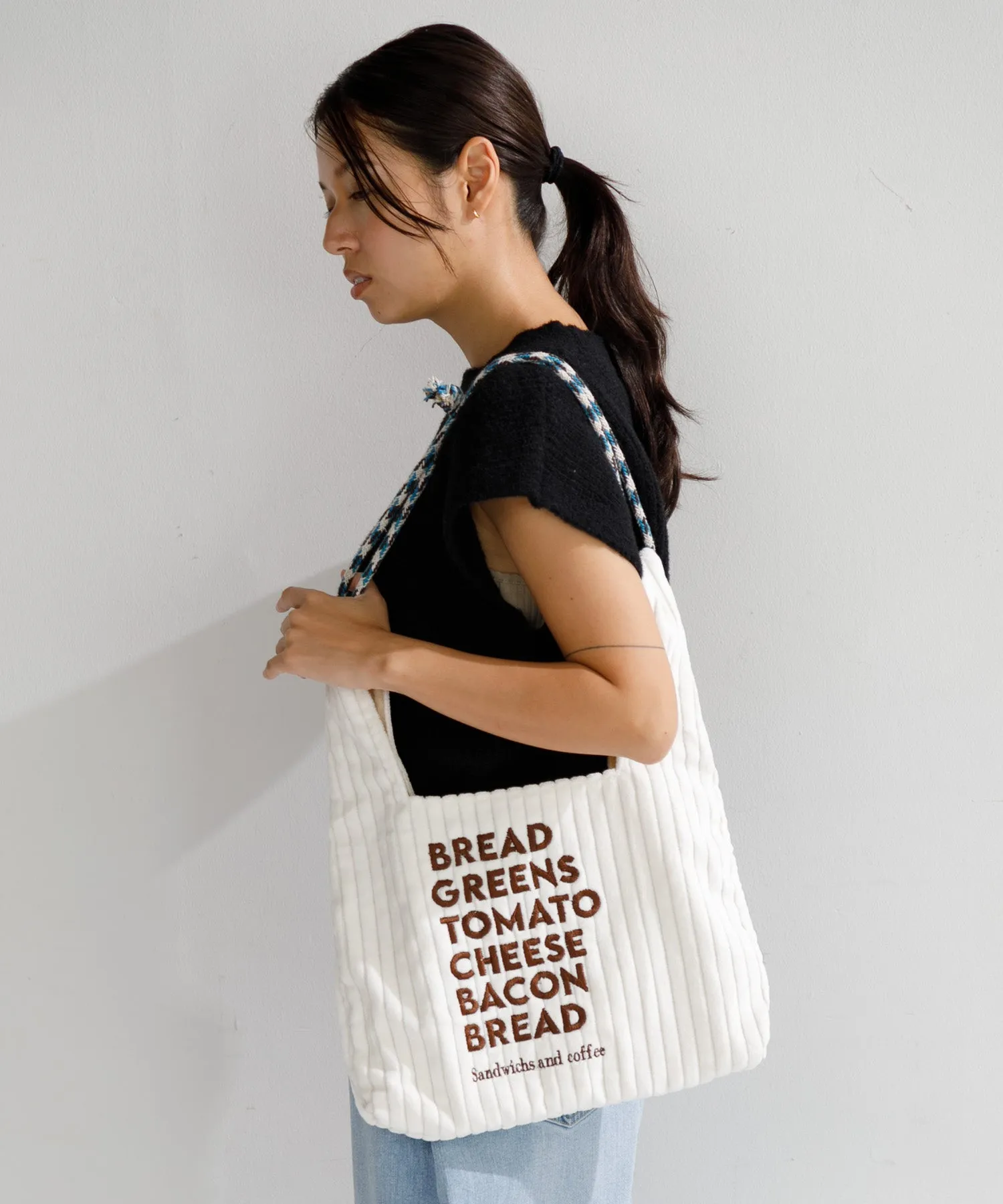 【WOMEN】beej Corduroy bag-Sandwich