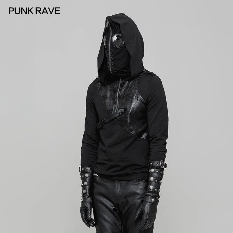 WT-512 Super Cool Pullover Mask Punk Hoodies For Men