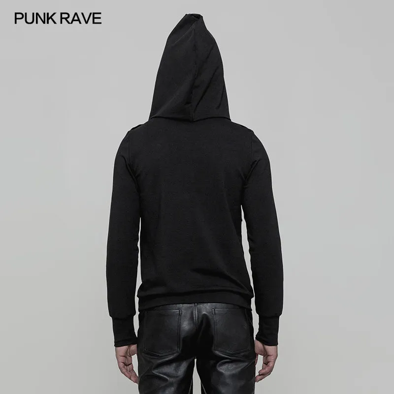 WT-512 Super Cool Pullover Mask Punk Hoodies For Men