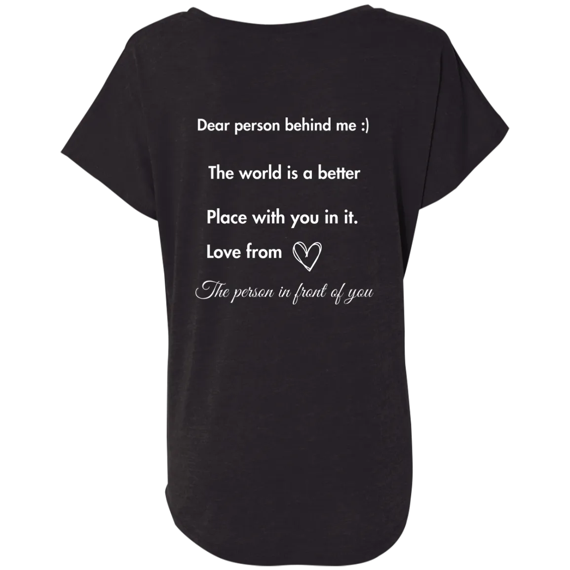 You Are Enough Triblend Dolman Sleeve