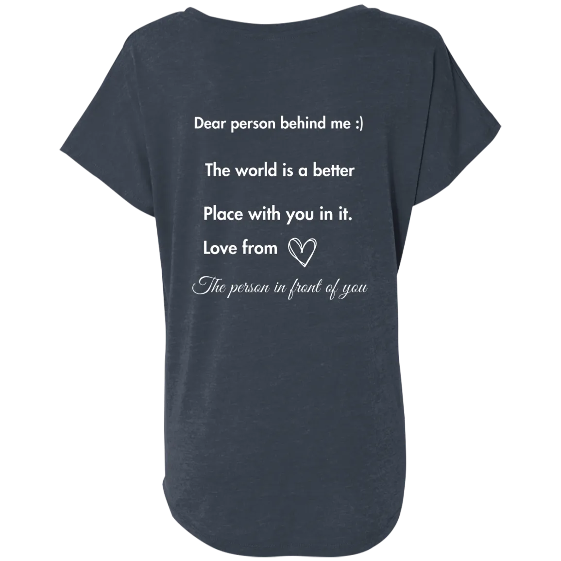 You Are Enough Triblend Dolman Sleeve