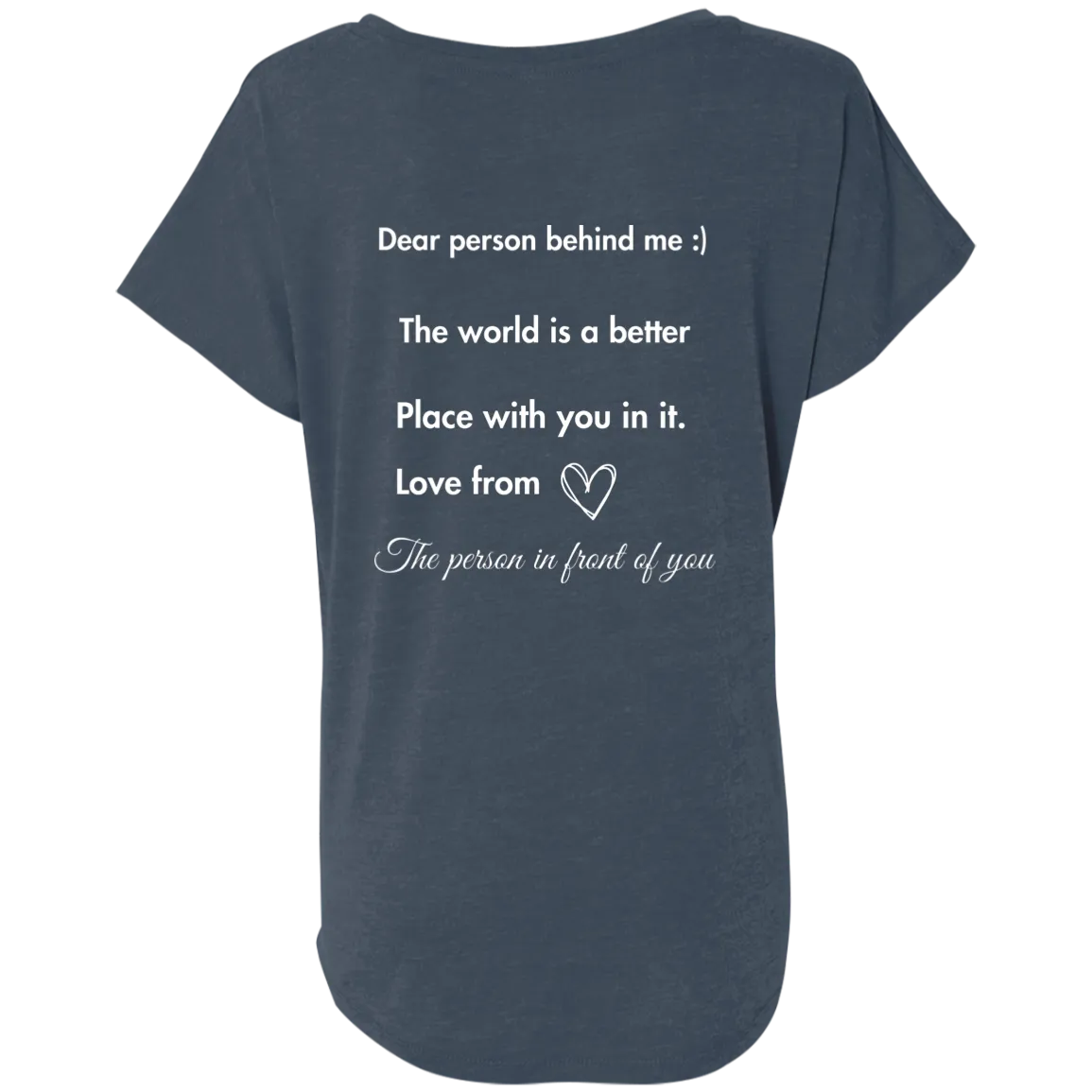 You Are Enough Triblend Dolman Sleeve