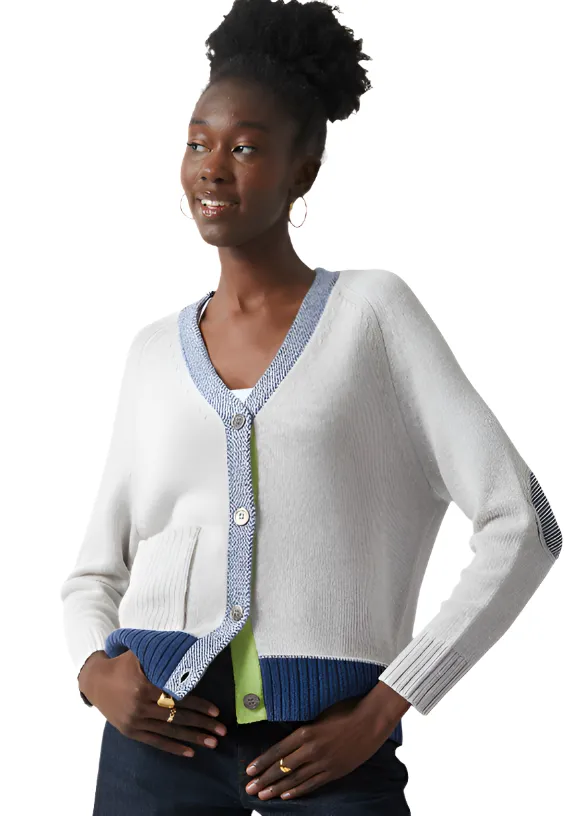 Zaket & Plover Elbow Patch Cardigan-50% OFF