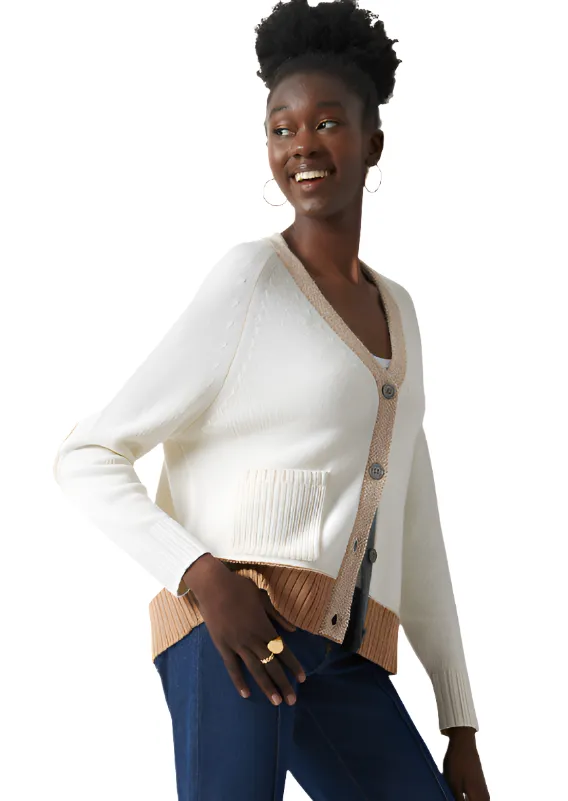 Zaket & Plover Elbow Patch Cardigan-50% OFF